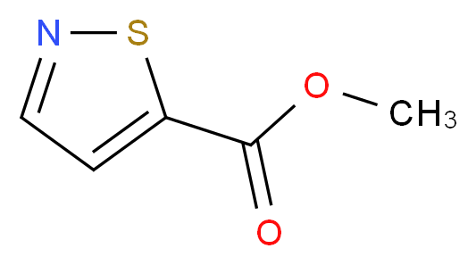 Isothiazole-5-carboxylic acid methyl ester_分子结构_CAS_15901-66-3)