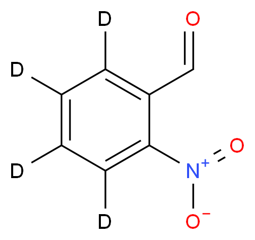 2-nitro(3,4,5,6-<sup>2</sup>H<sub>4</sub>)benzaldehyde_分子结构_CAS_1020718-69-7