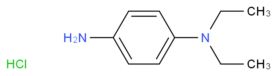 N1,N1-Diethylbenzene-1,4-diamine hydrochloride_分子结构_CAS_2198-58-5)