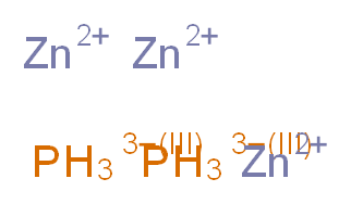 ZINC PHOSPHIDE_分子结构_CAS_1314-84-7)