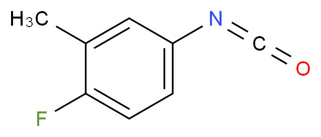 1-fluoro-4-isocyanato-2-methylbenzene_分子结构_CAS_351003-65-1