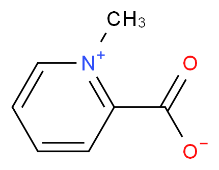 1-methylpyridin-1-ium-2-carboxylate_分子结构_CAS_445-30-7