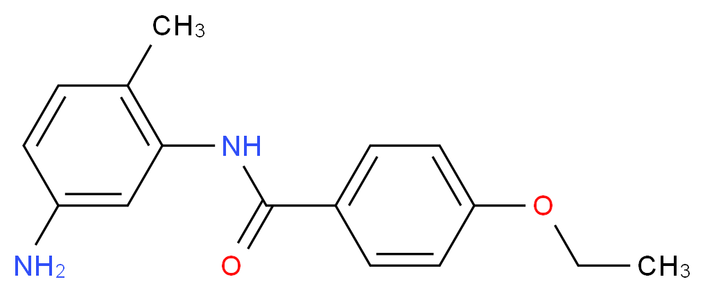N-(5-Amino-2-methylphenyl)-4-ethoxybenzamide_分子结构_CAS_)
