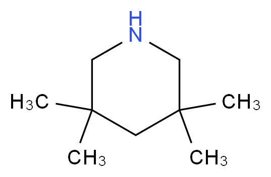 3,3,5,5-tetramethylpiperidine_分子结构_CAS_1195-56-8