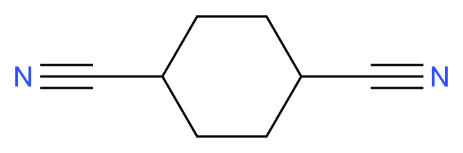 cyclohexane-1,4-dicarbonitrile_分子结构_CAS_10534-13-1