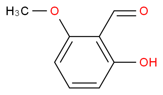 2-羟基-6-甲氧基苯甲醛_分子结构_CAS_700-44-7)