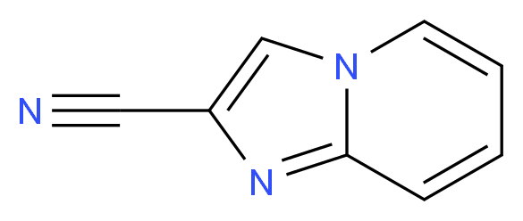 imidazo[1,2-a]pyridine-2-carbonitrile_分子结构_CAS_38922-79-1)