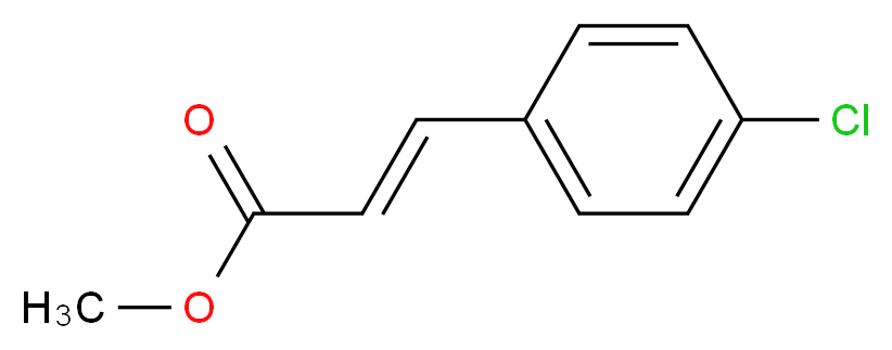 4-氯肉桂酸甲酯_分子结构_CAS_7560-44-3)
