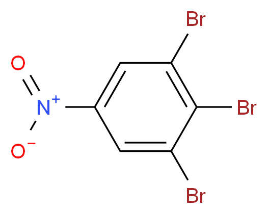 1,2,3-tribromo-5-nitrobenzene_分子结构_CAS_3460-20-6