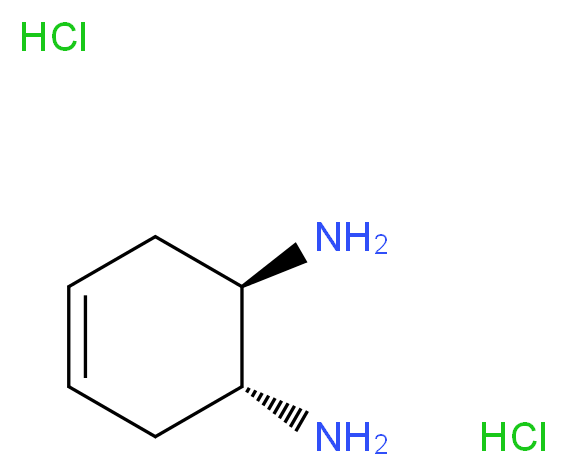 (1R,2R)-cyclohex-4-ene-1,2-diamine dihydrochloride_分子结构_CAS_108796-57-2