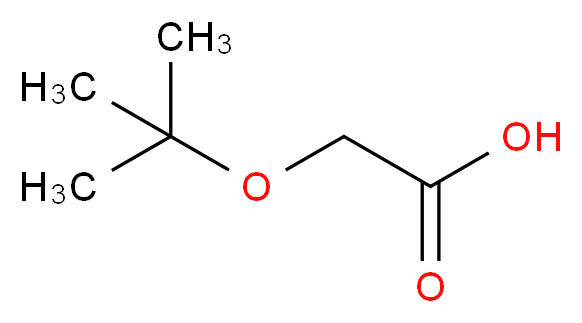 tert-Butoxy acetic acid_分子结构_CAS_13211-32-0)