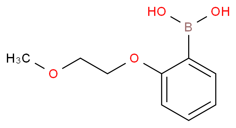 (2-(2-Methoxyethoxy)phenyl)boronic acid_分子结构_CAS_1122568-09-5)