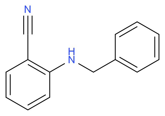 2-(benzylamino)benzonitrile_分子结构_CAS_5589-62-8)