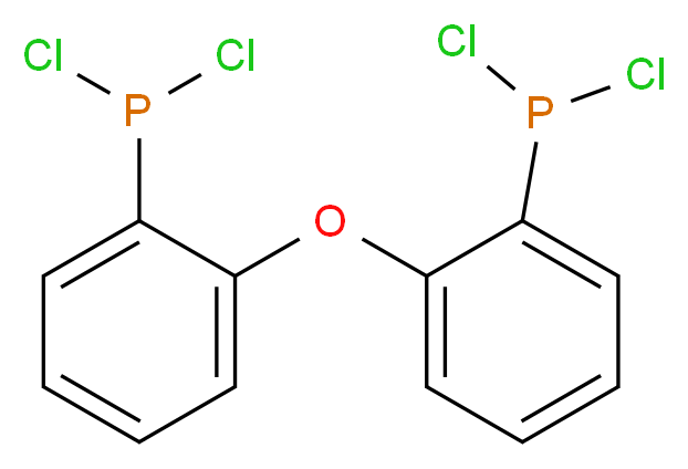 dichloro({2-[2-(dichlorophosphanyl)phenoxy]phenyl})phosphane_分子结构_CAS_1293994-89-4