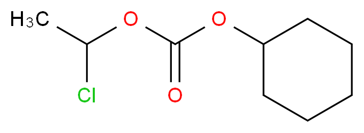 1-chloroethyl cyclohexyl carbonate_分子结构_CAS_99464-83-2