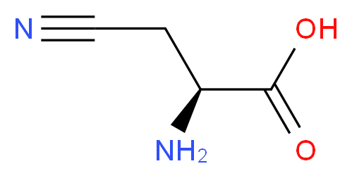 β-Cyano-L-alanine_分子结构_CAS_6232-19-5)
