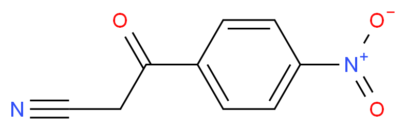 3-(4-Nitrophenyl)-3-oxopropanenitrile_分子结构_CAS_3383-43-5)