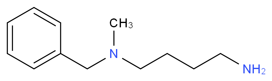 (4-aminobutyl)(benzyl)methylamine_分子结构_CAS_221196-25-4