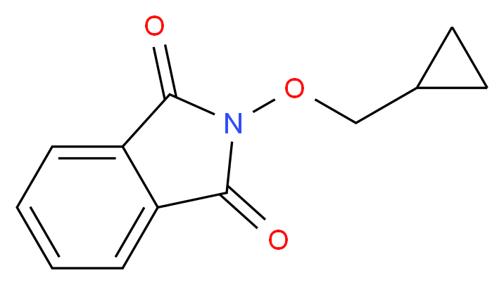 N-(Cyclopropylmethoxy)phthalimide_分子结构_CAS_113211-15-7)