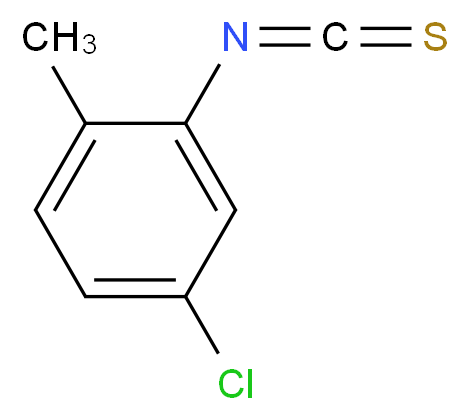 4-chloro-2-isothiocyanato-1-methylbenzene_分子结构_CAS_19241-36-2