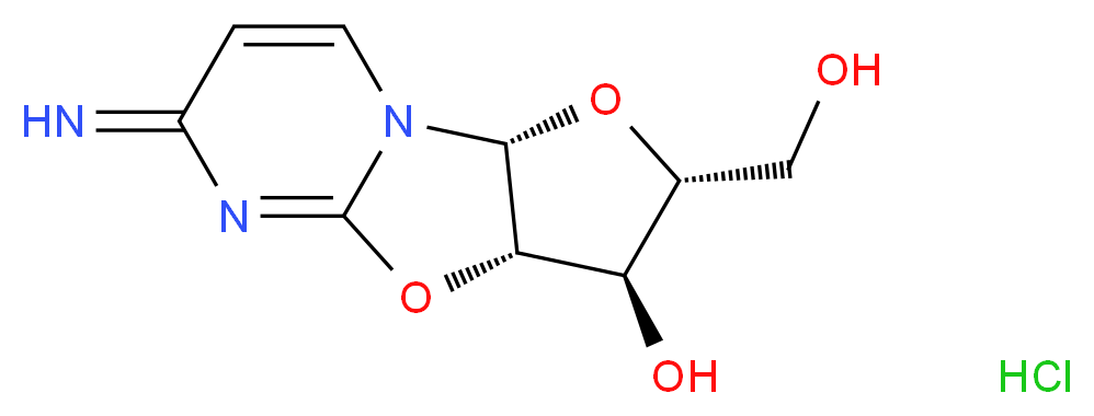 Cyclocytidine HCl_分子结构_CAS_10212-25-6)