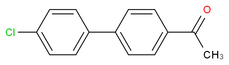 1-[4-(4-chlorophenyl)phenyl]ethan-1-one_分子结构_CAS_5002-07-3