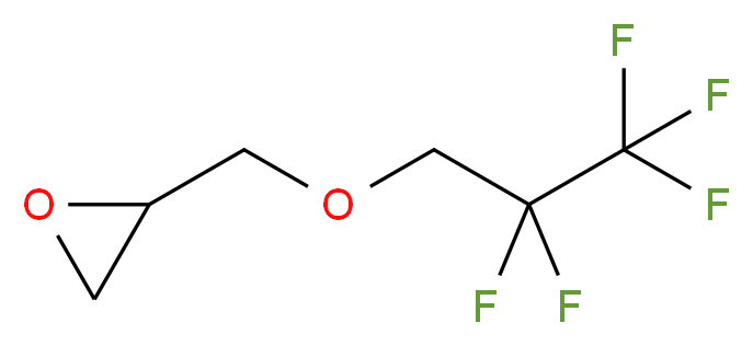 2-(2,2,3,3,3-Pentafluoropropoxymethyl)oxirane_分子结构_CAS_706-89-8)