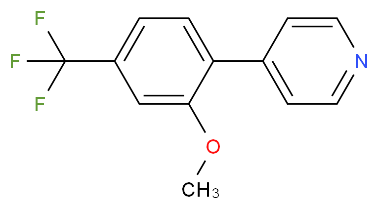 4-[2-Methoxy-4-(trifluoromethyl)]phenylpyridine_分子结构_CAS_1214368-79-2)