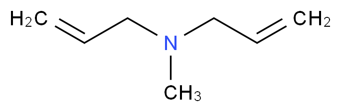 N-甲基二烯丙基胺_分子结构_CAS_2424-01-3)