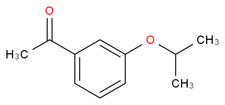 1-(3-Isopropoxyphenyl)ethanone_分子结构_CAS_114590-73-7)