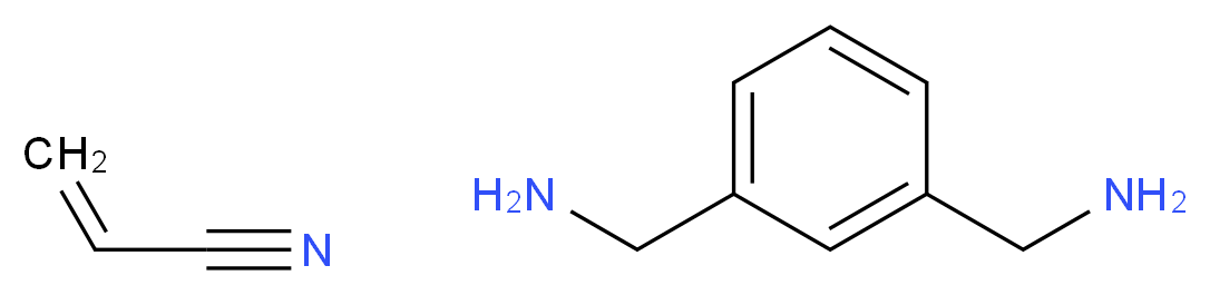 [3-(aminomethyl)phenyl]methanamine; prop-2-enenitrile_分子结构_CAS_73050-11-0