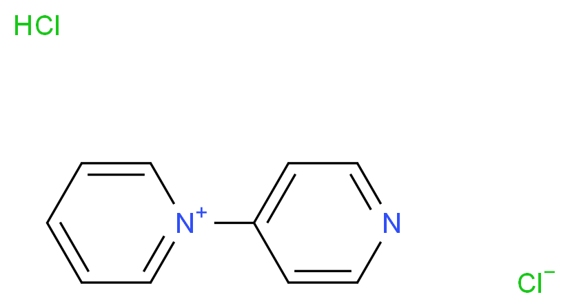 1-(4-吡啶基)吡啶氯 盐酸盐_分子结构_CAS_5421-92-1)