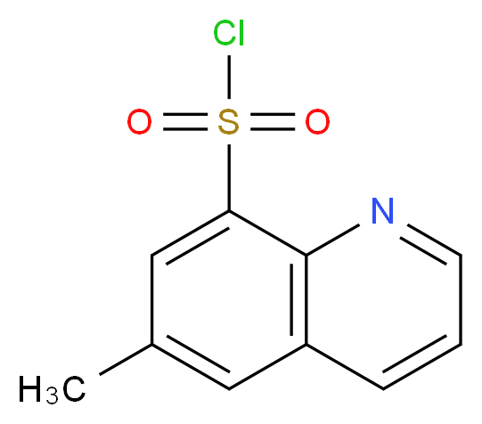 6-methylquinoline-8-sulfonyl chloride_分子结构_CAS_)