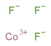 cobalt(3+) ion trifluoride_分子结构_CAS_10026-18-3