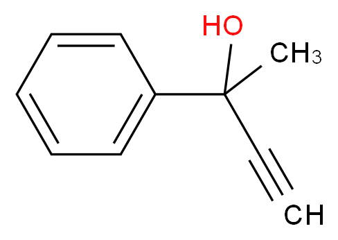 2-苯基-3-丁炔-2-醇_分子结构_CAS_127-66-2)