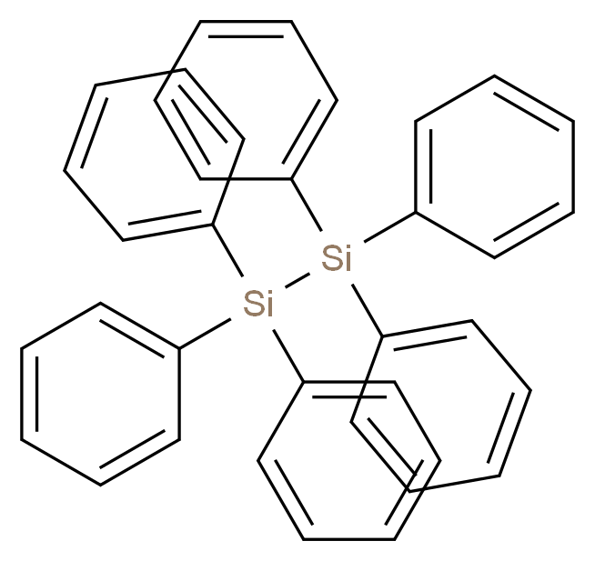 hexaphenyldisilane_分子结构_CAS_1450-23-3