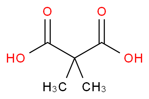 Dimethylmalonic acid_分子结构_CAS_595-46-0)