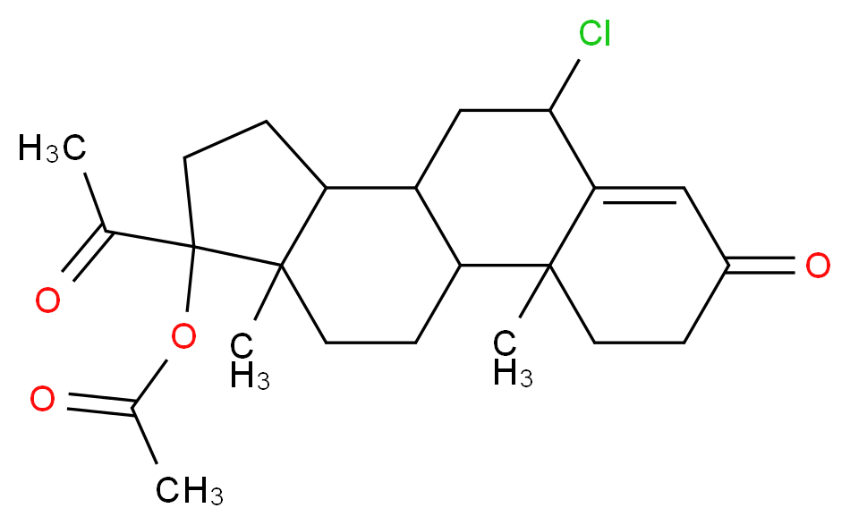 Chlormadinone acetate_分子结构_CAS_302-22-7)