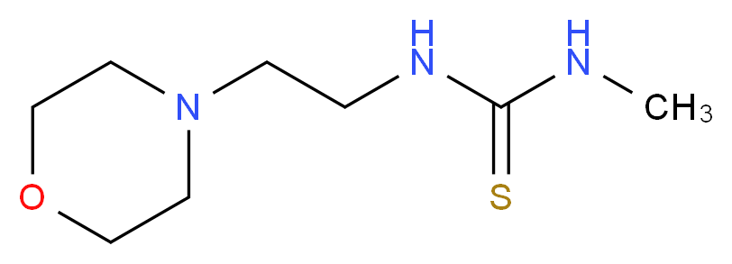 3-methyl-1-[2-(morpholin-4-yl)ethyl]thiourea_分子结构_CAS_)