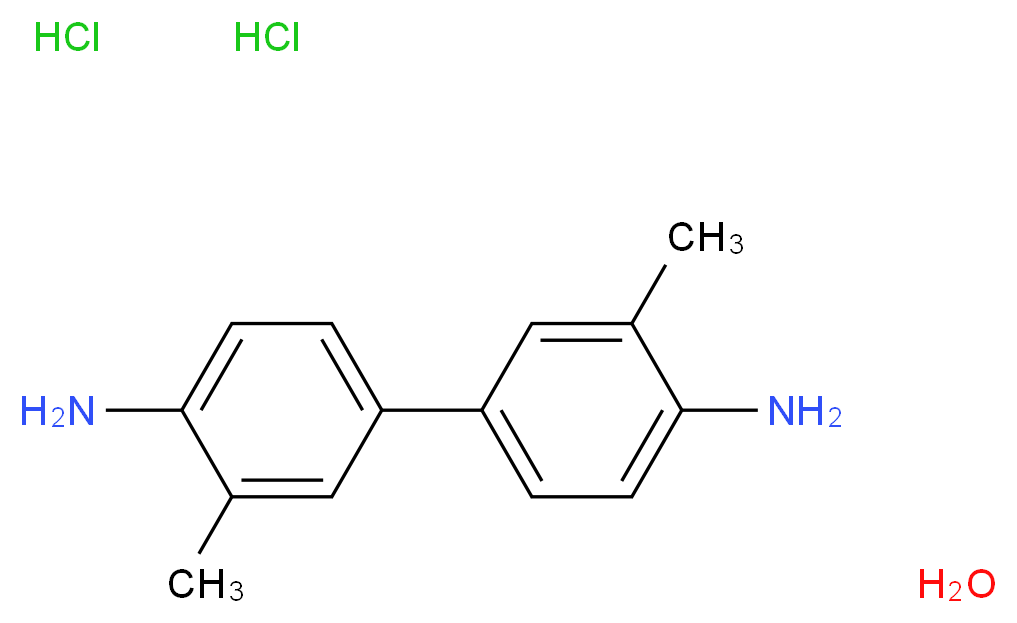 联邻甲苯胺 二盐酸盐 水合物_分子结构_CAS_304671-77-0)