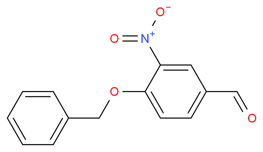 4-Benzyloxy-3-nitrobenzaldehyde 97%_分子结构_CAS_)