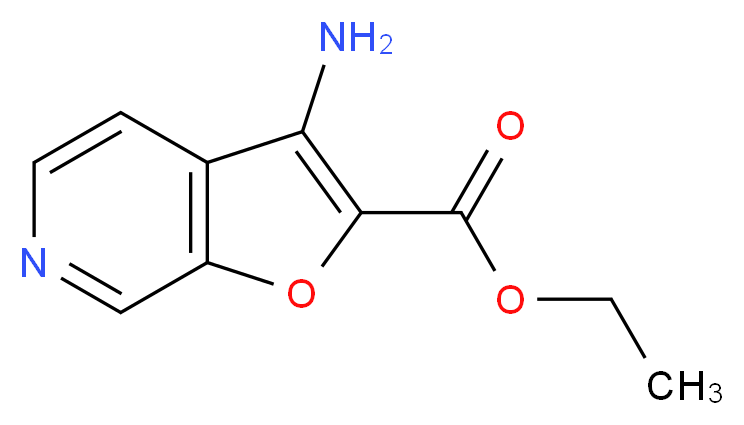 Ethyl 3-aminofuro[2,3-c]pyridine-2-carboxylate_分子结构_CAS_927804-72-6)