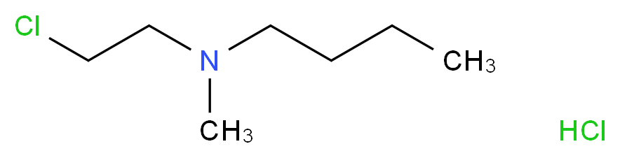 2-(N-Methyl-N-butylamino)ethyl chloride hydrochloride_分子结构_CAS_115571-72-7)