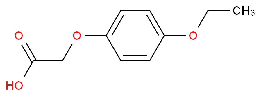 2-(4-ethoxyphenoxy)acetic acid_分子结构_CAS_5327-91-3