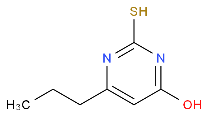 2-mercapto-6-propylpyrimidin-4-ol_分子结构_CAS_51-52-5)