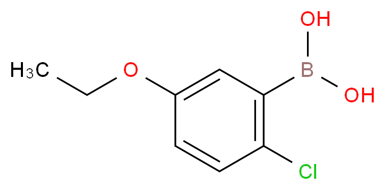 (2-Chloro-5-ethoxyphenyl)boronic acid_分子结构_CAS_913835-30-0)