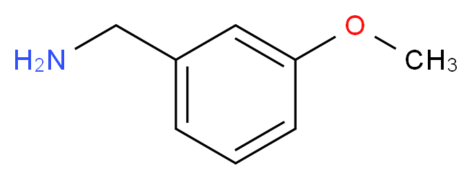 3-Methoxybenzylamine 97%_分子结构_CAS_5071-96-5)