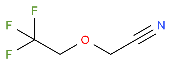 (2,2,2-trifluoroethoxy)acetonitrile_分子结构_CAS_133915-26-1)