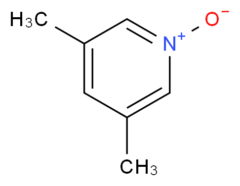 3,5-二甲基吡啶 N-氧化物_分子结构_CAS_3718-65-8)