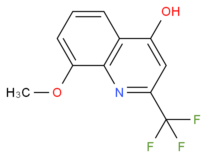 8-methoxy-2-(trifluoromethyl)quinolin-4-ol_分子结构_CAS_41192-84-1